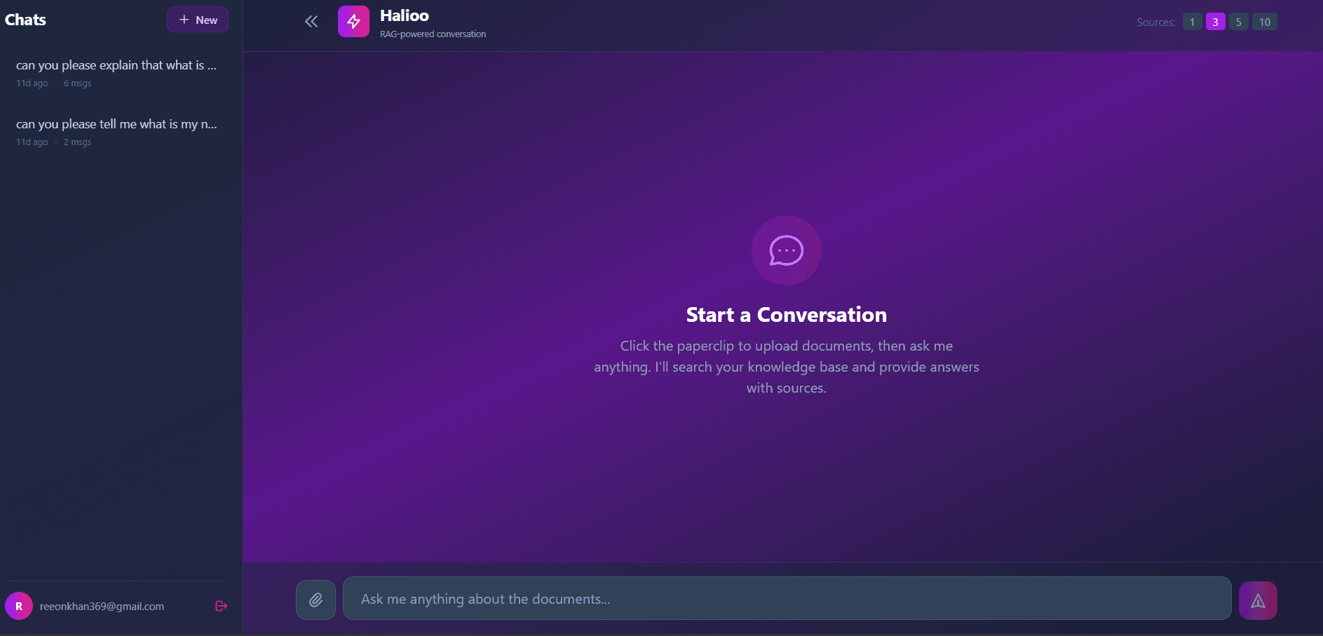 Halioo — screenshot